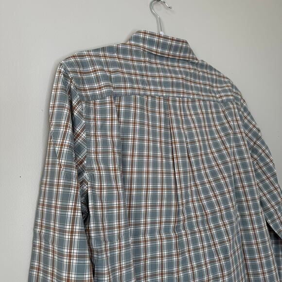 Alesbury Long Sleeve Sonora Peak Hike Shirt Gray Blue Plaid NWT Size Medium - Picture 6 of 10